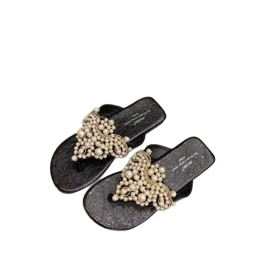 Polished Slide Sandals