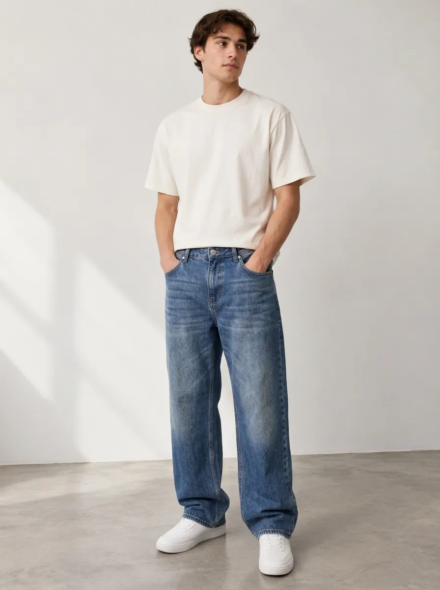Men's Everyday Denim Loose Fit Jeans