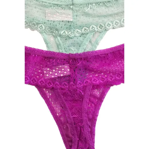 Everyday Lace Thong Panty