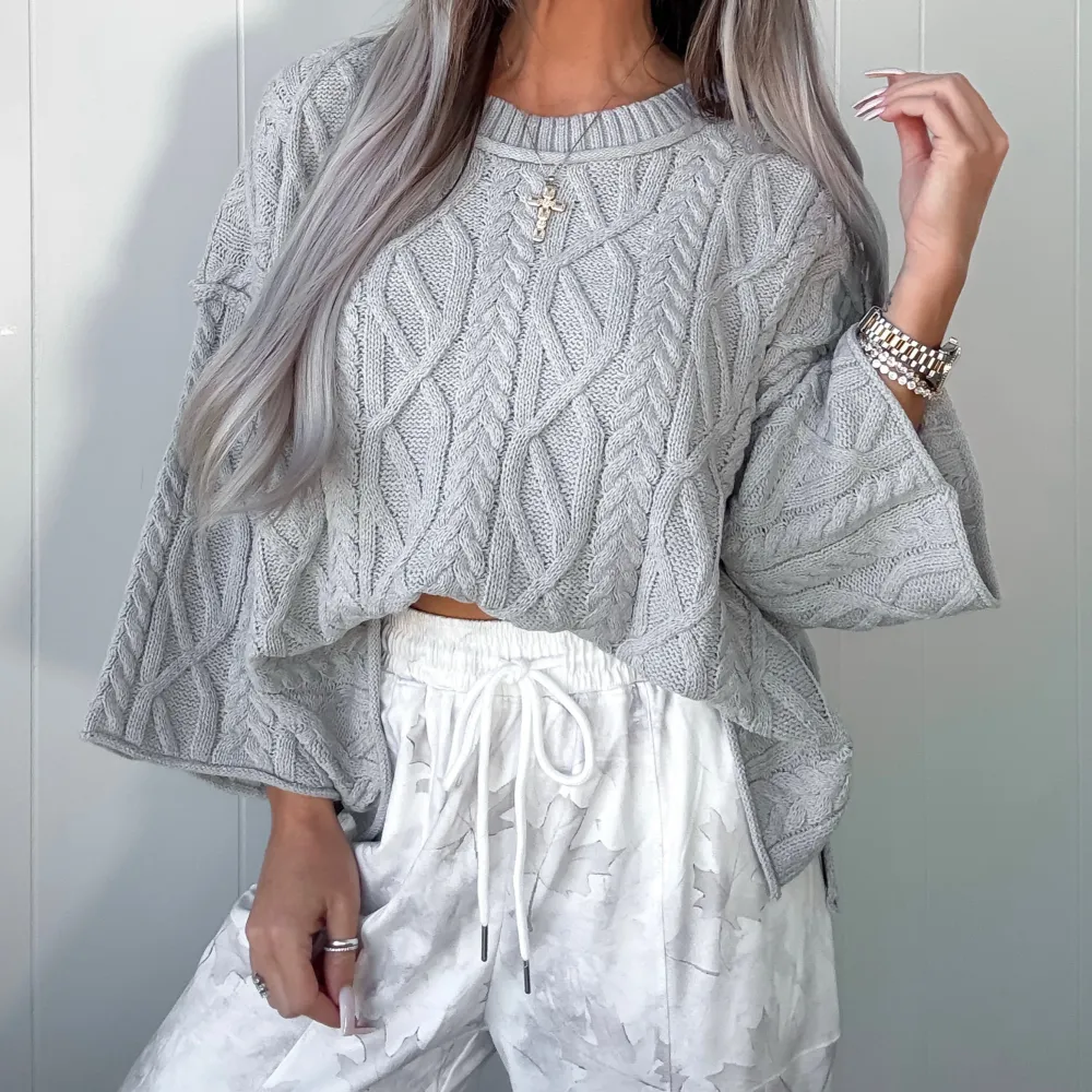 Everyday Classic Cropped Sweater