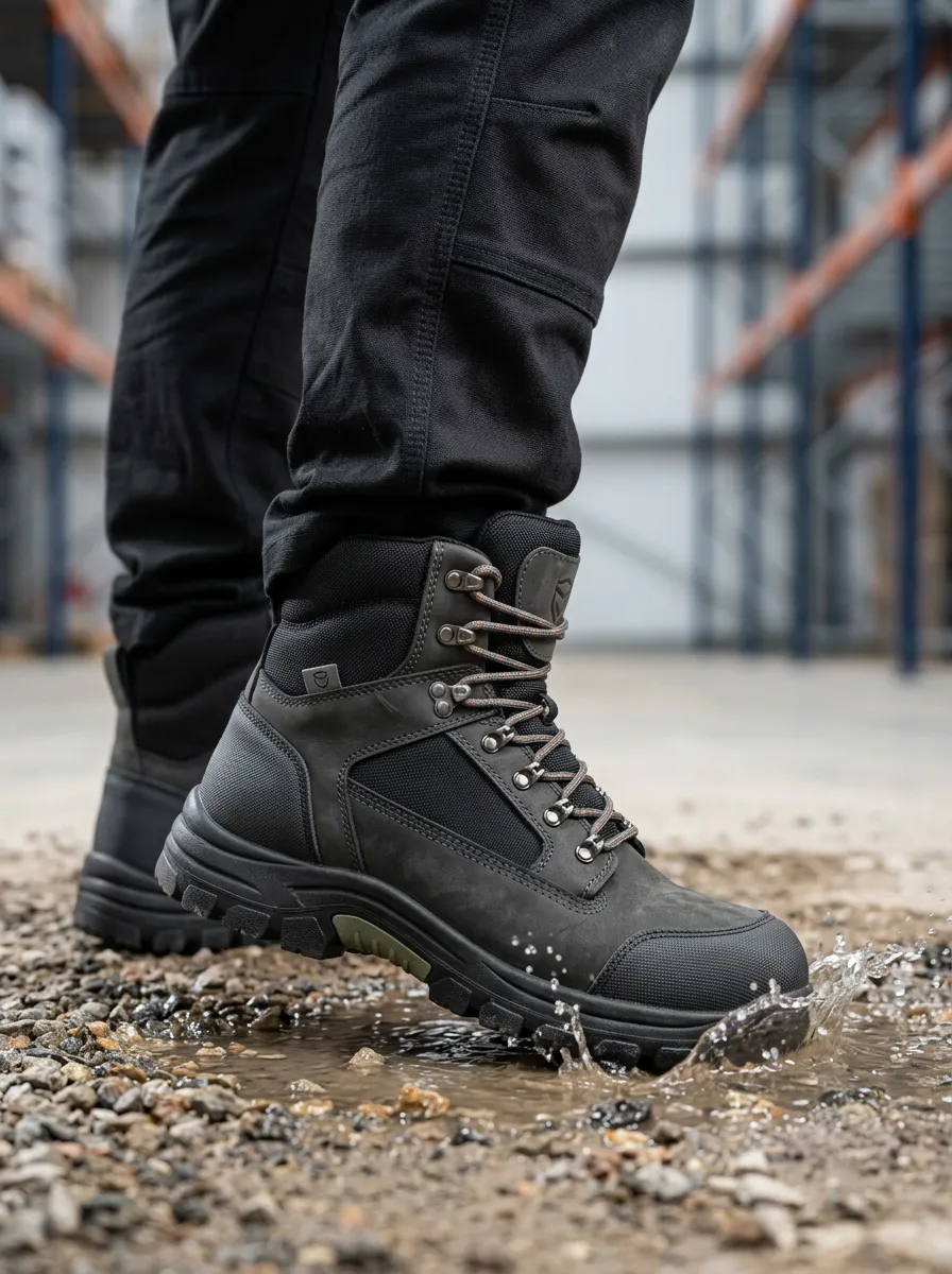 Practical Tactical Outdoor Men's Waterproof Work Boots