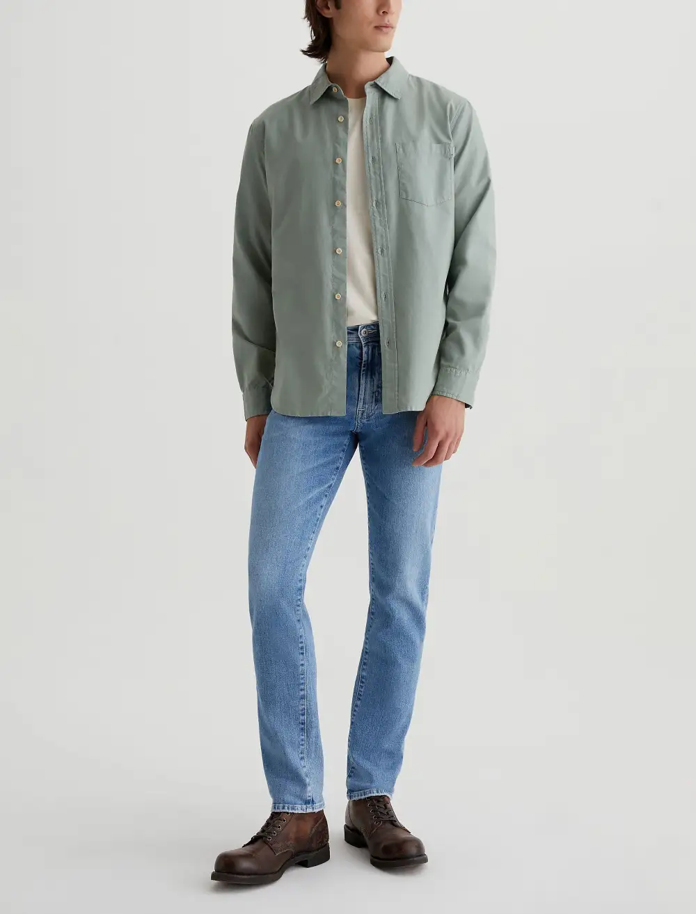 Men's Slim Skinny Faded Jeans