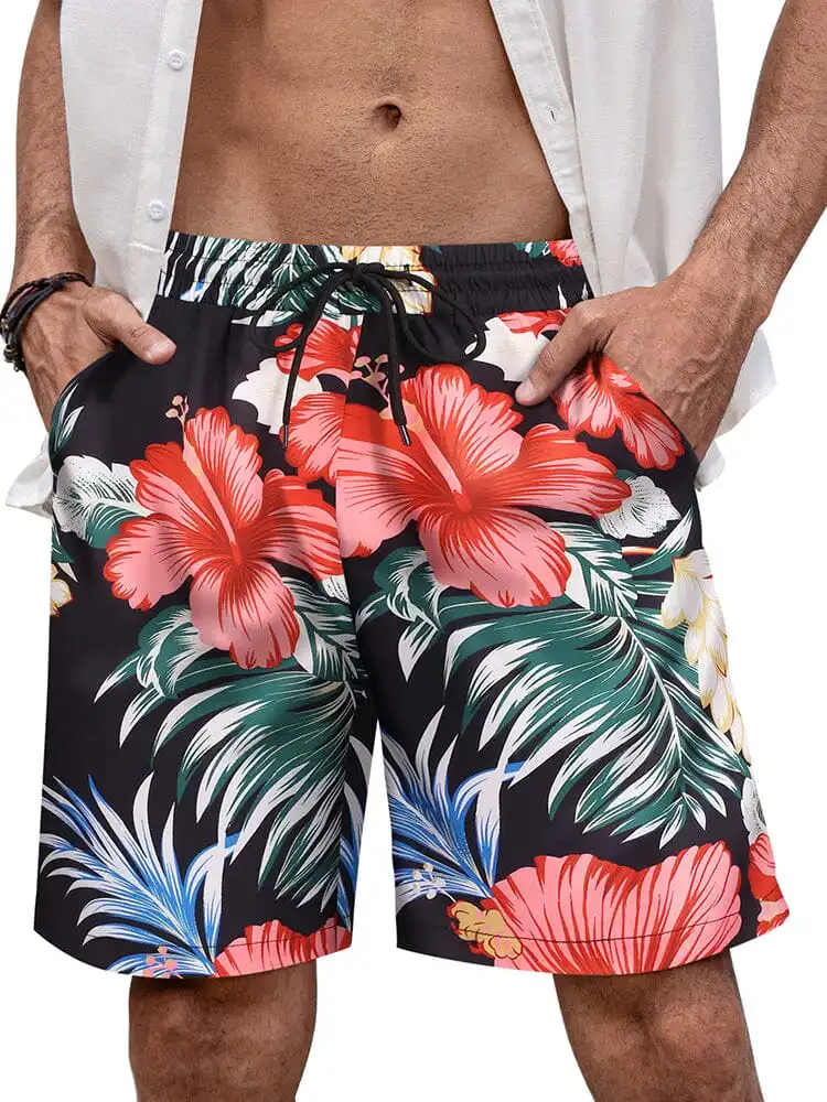 Hawaiian Quick Dry Flower Shorts