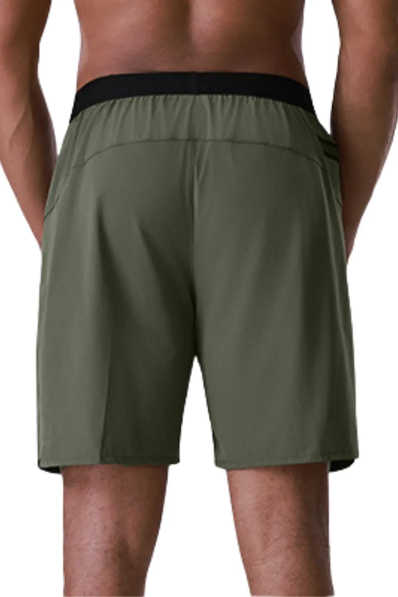 Breathable Side Pocket Mesh Athletic Shorts