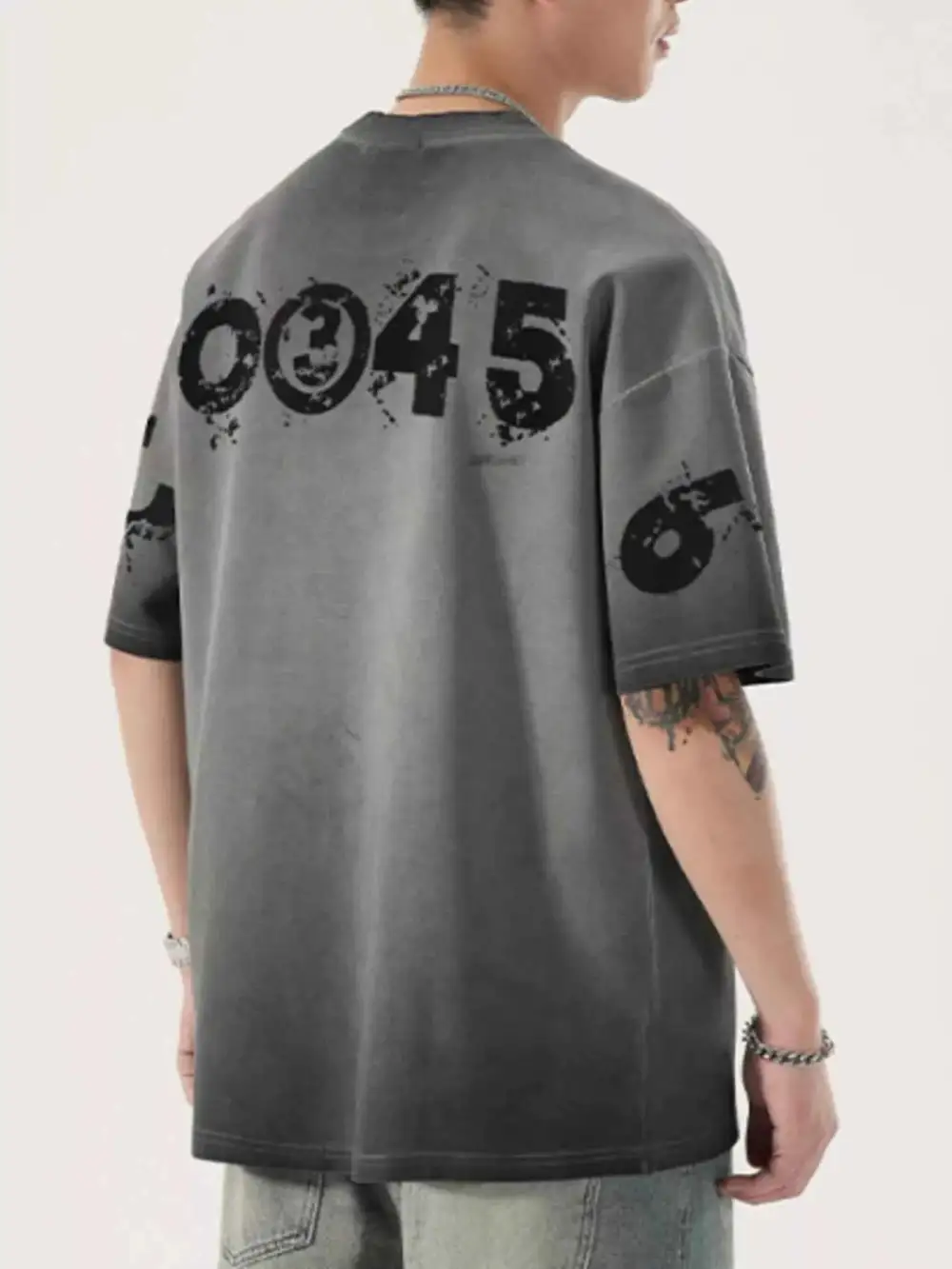 Oversized Round Neck T-Shirt