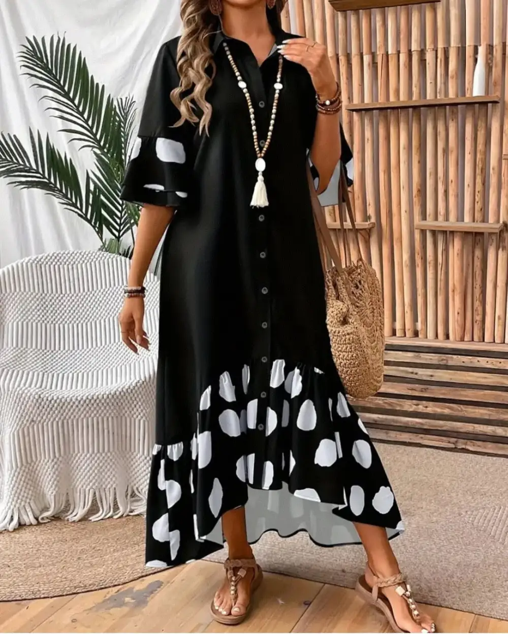 Julia Relaxed Flow Shirt Dress