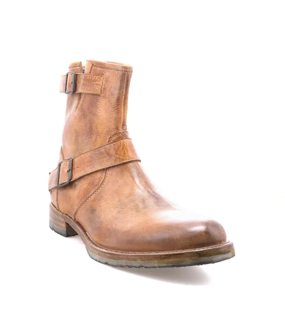 Buckled Streamlined Moto Boots