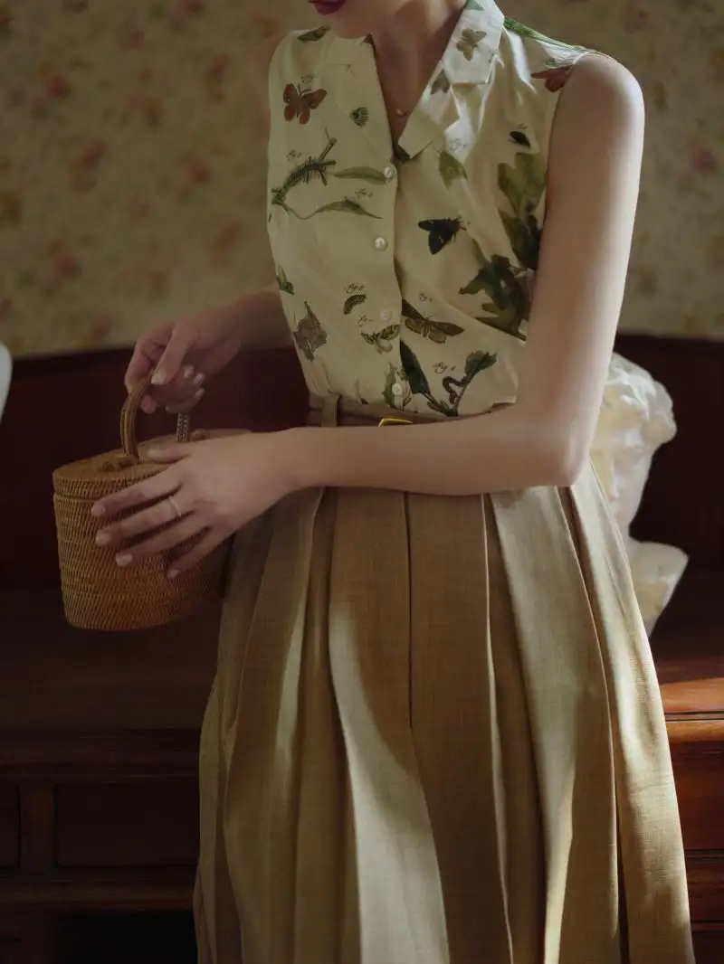 Breezy Outing Everyday Casual Pleated Skirt