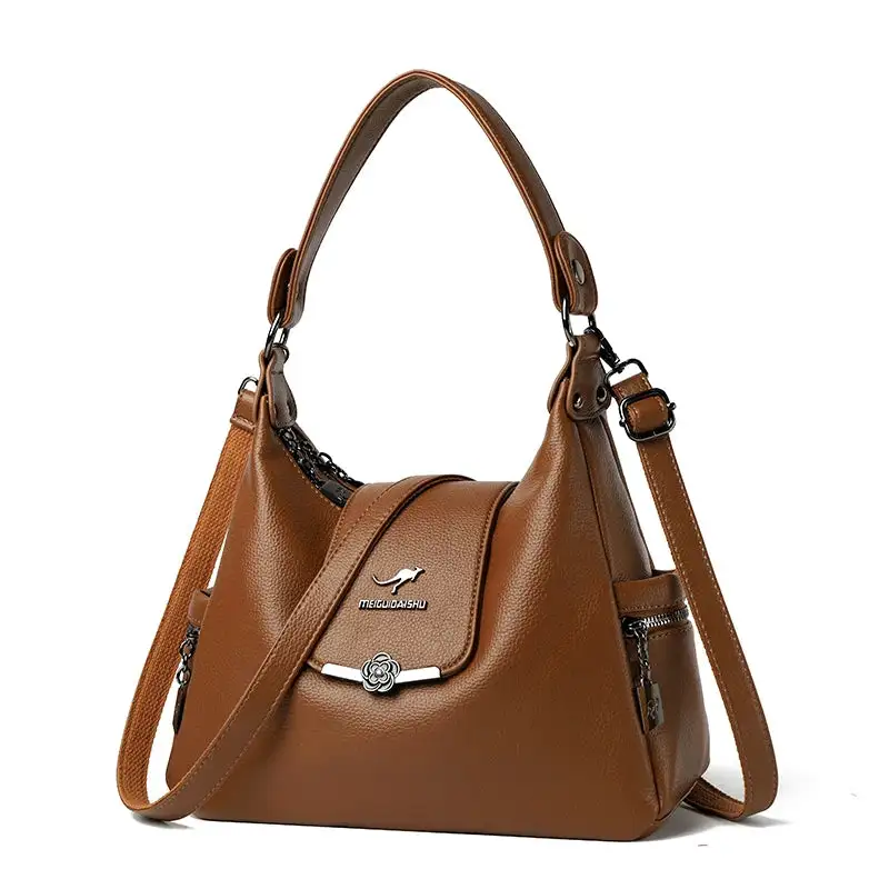 Modern Sophistication: High-Quality Designer Leather Shoulder Bag