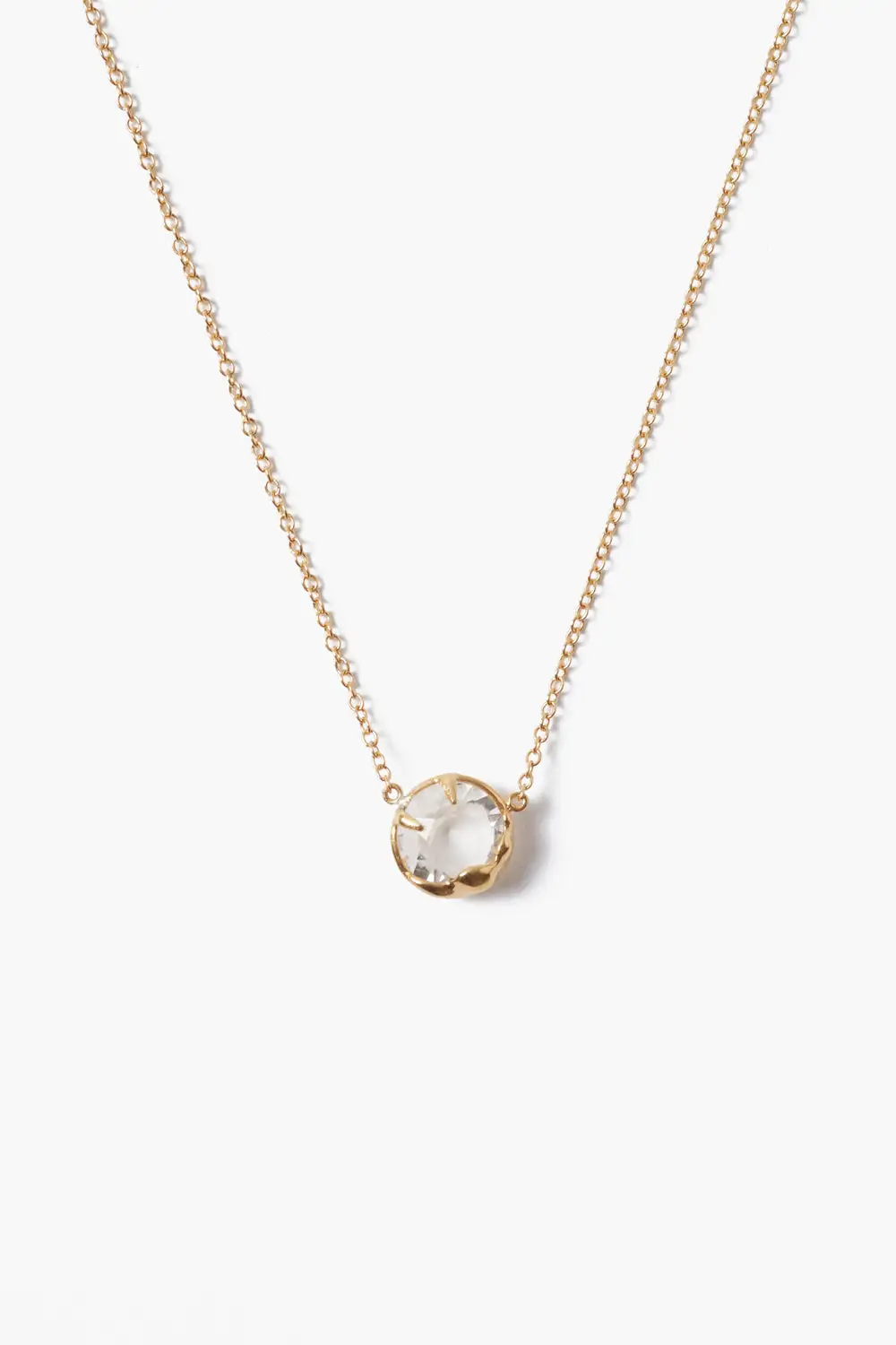Crystal Accent Pendant Necklace