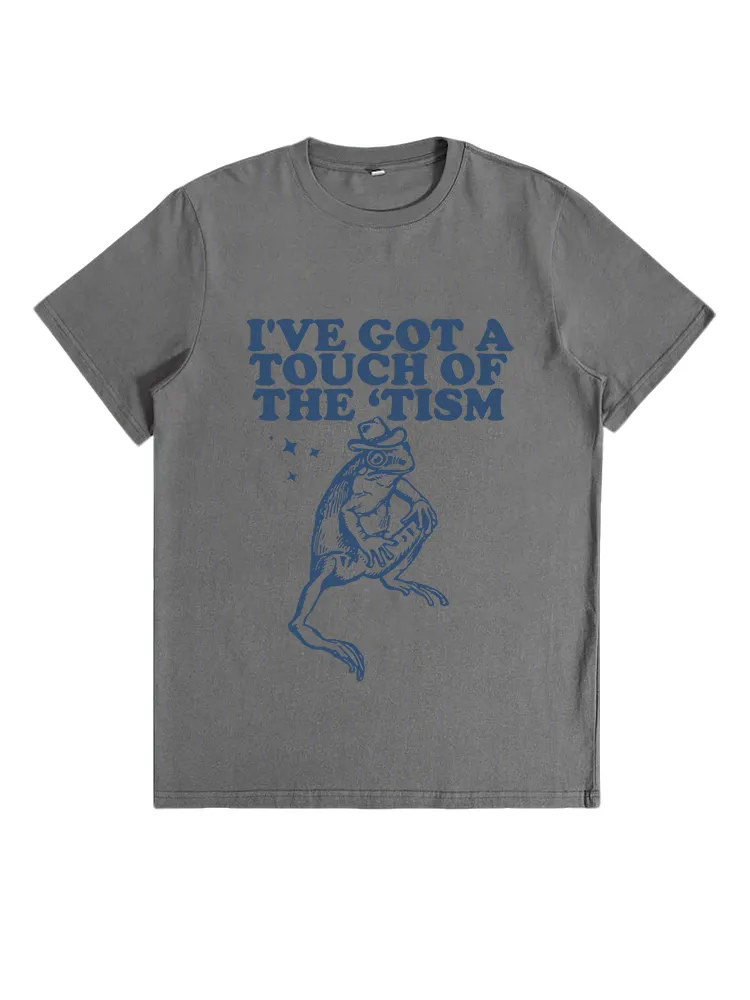 I'Ve Got A Touch Of The ‘Tism Vintage T-Shirt, Retro Funny Frog Shirt, Frog Meme T-Shirt