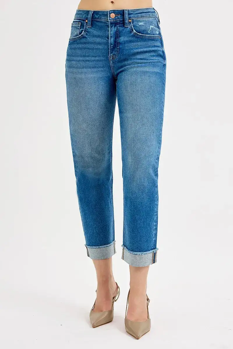 Clean High Waist Denim Jeans
