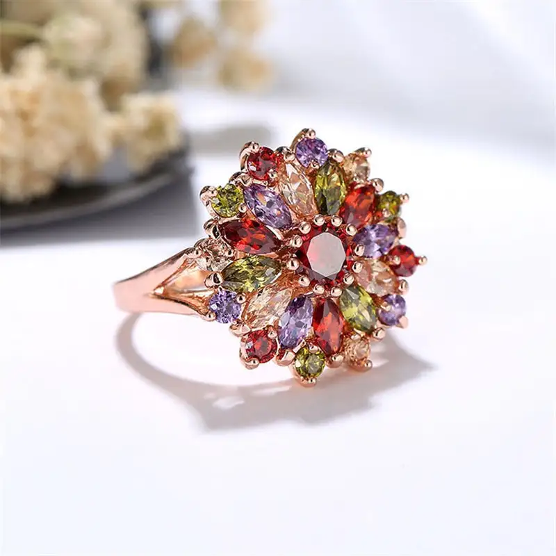 Kaleidoscope Statement Ring