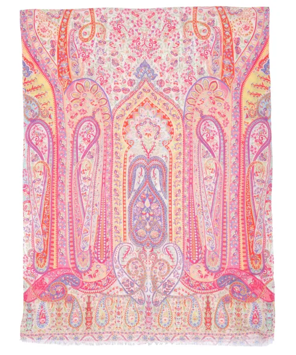 Casual Style Watercolor-Inspired Print  Wrap