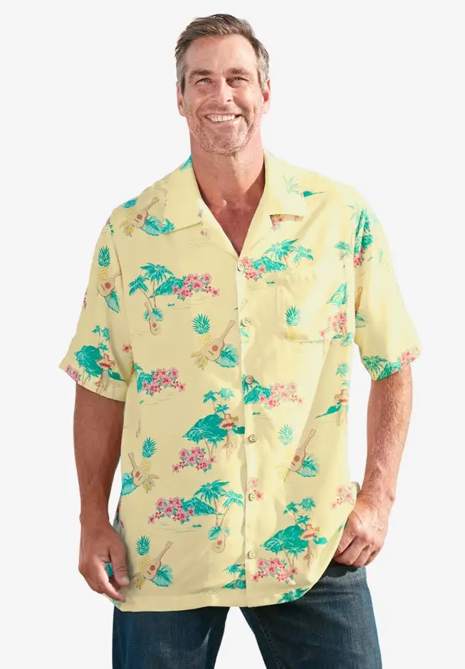Printed Camp Shirt