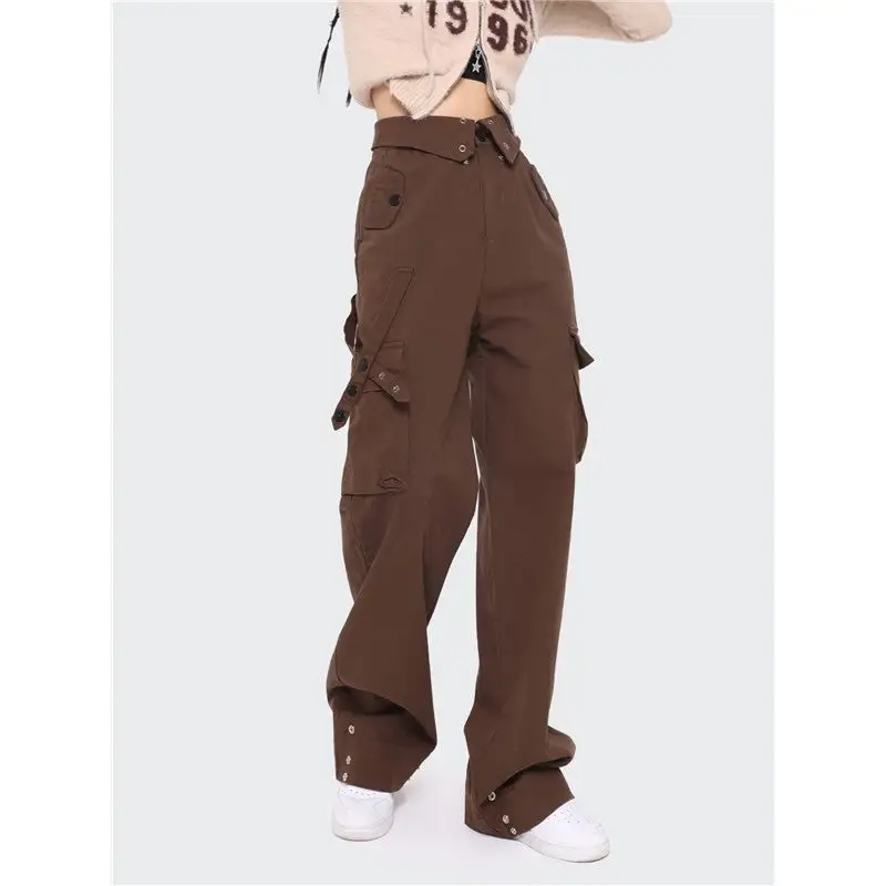 Women's High Waist Cargo Pants