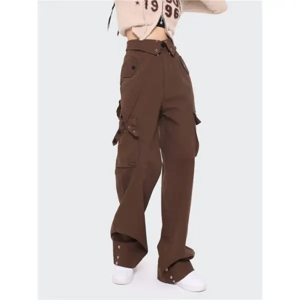 Women's High Waist Cargo Pants