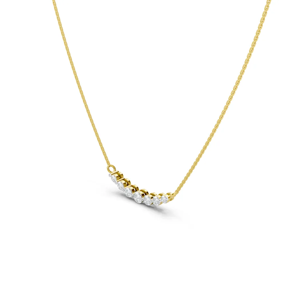 Geometric Sparkling Necklace