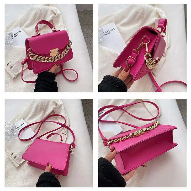 Evening Statement: Designer Chain-Detail Handbag