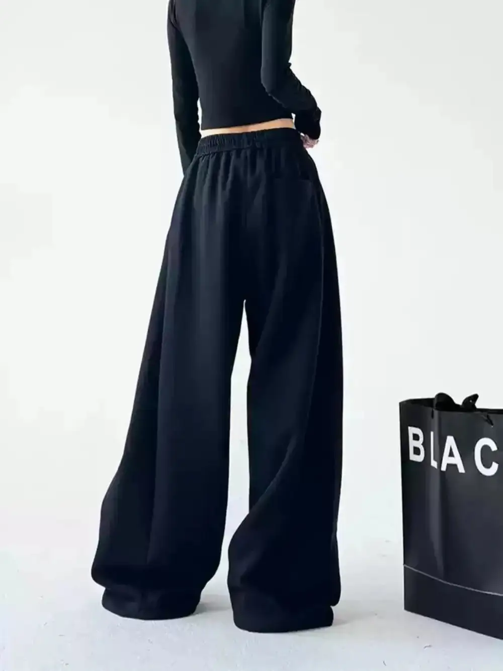 Wide Leg Modern Trousers