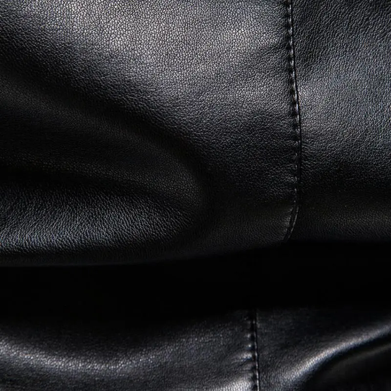 Rugged Pocket Leather Jacket