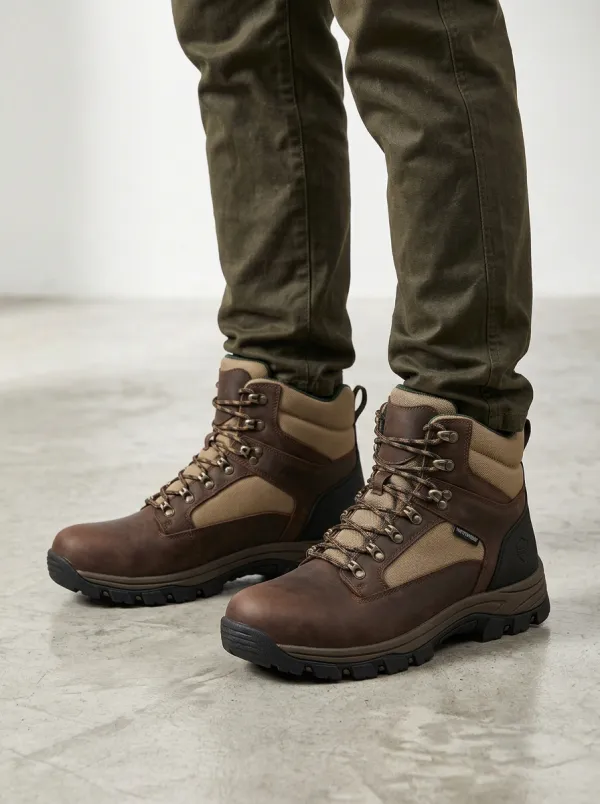Unisex Outdoor Hiking Waterproof Leather Work Boots