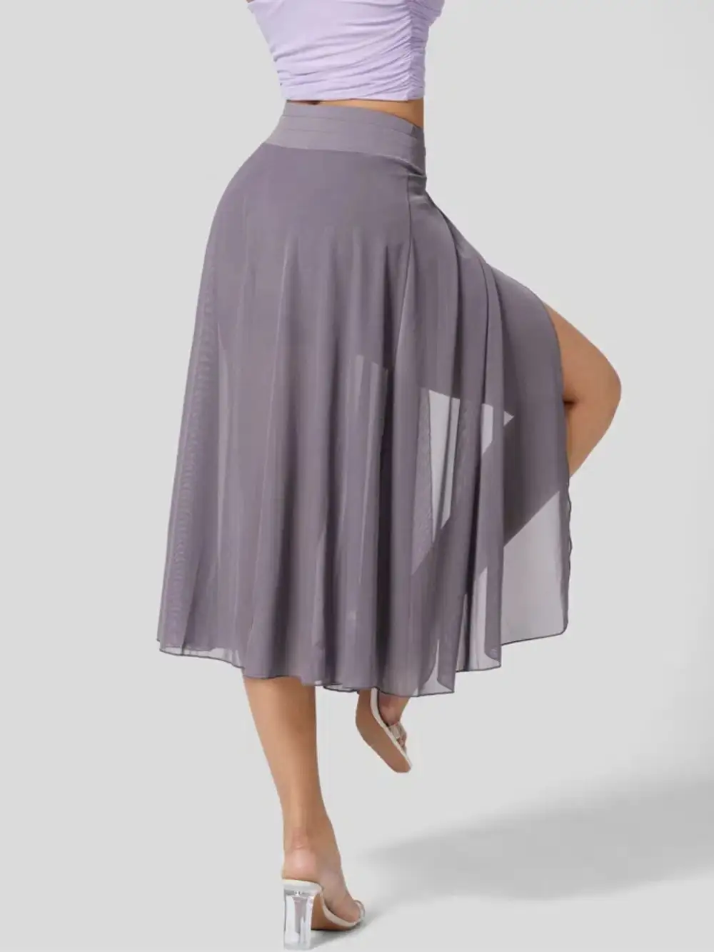 Subtle Drawstring Pocket Detail Skirt