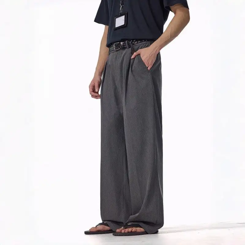 Refined Anti-Wrinkle Pleated Trousers
