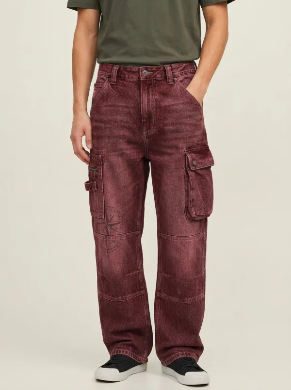 Men's Outdoor Adventure Compass Graphic Cargo Pants