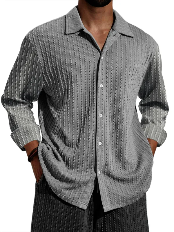 Long Sleeve Striped Shirt