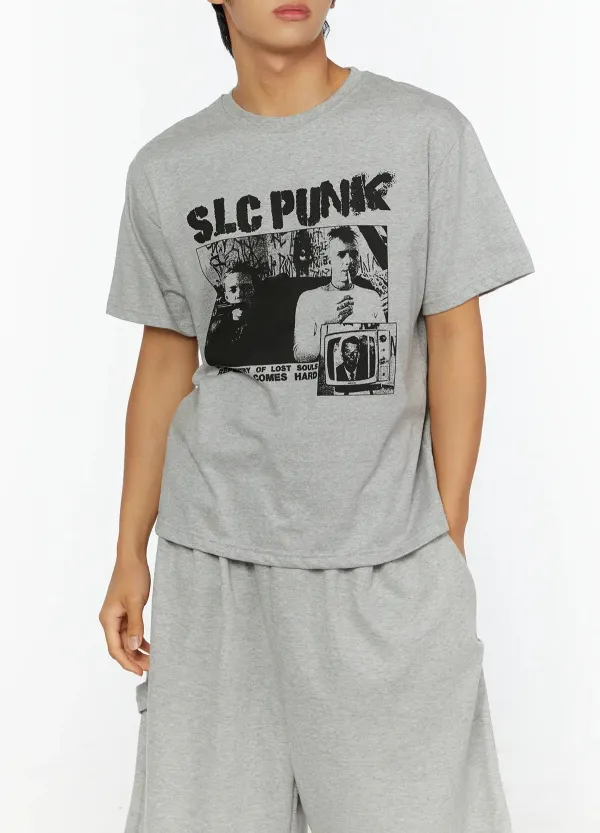 Men's Punk Graphic T-Shirt