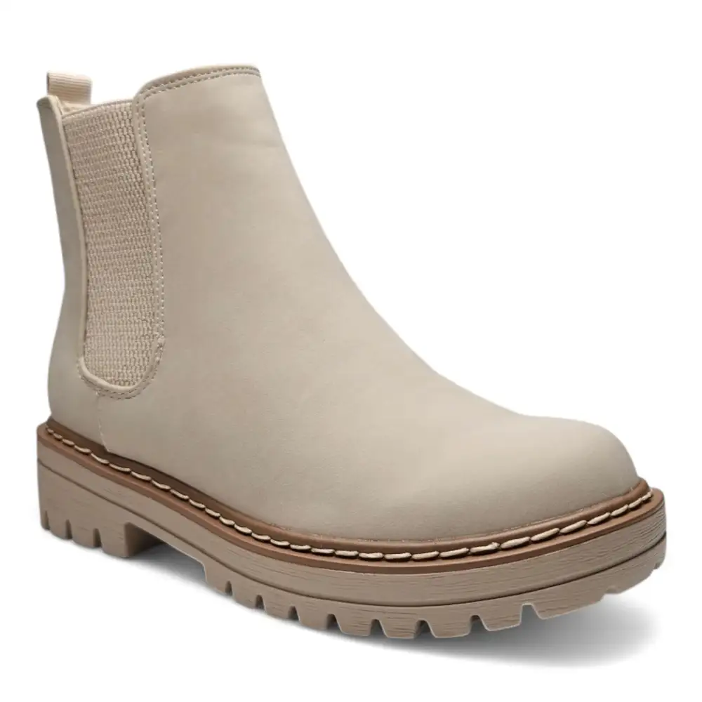 Paden Round Toe Chelsea High Top Bootie