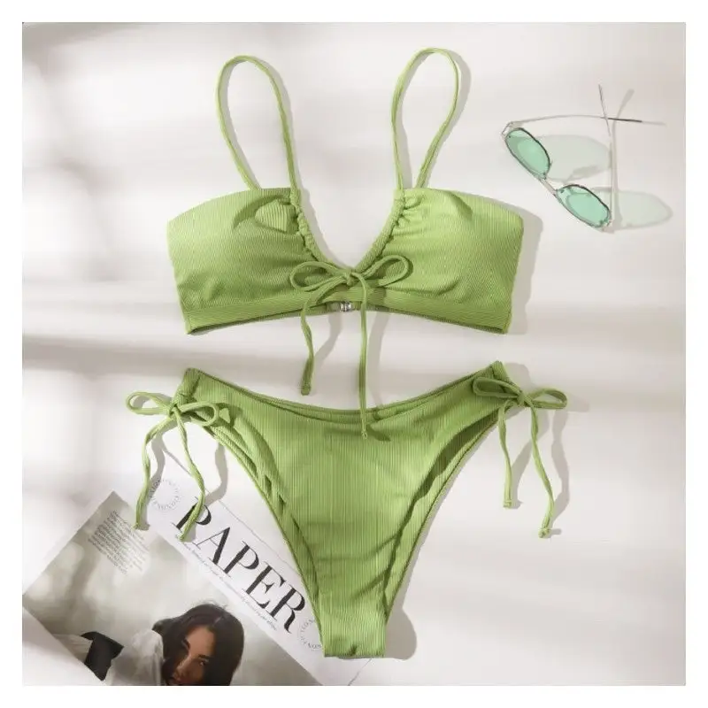 Halter Tie Bikini Set