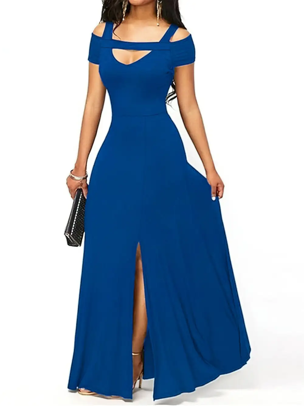Wearable Cut Slit Maxi Dress