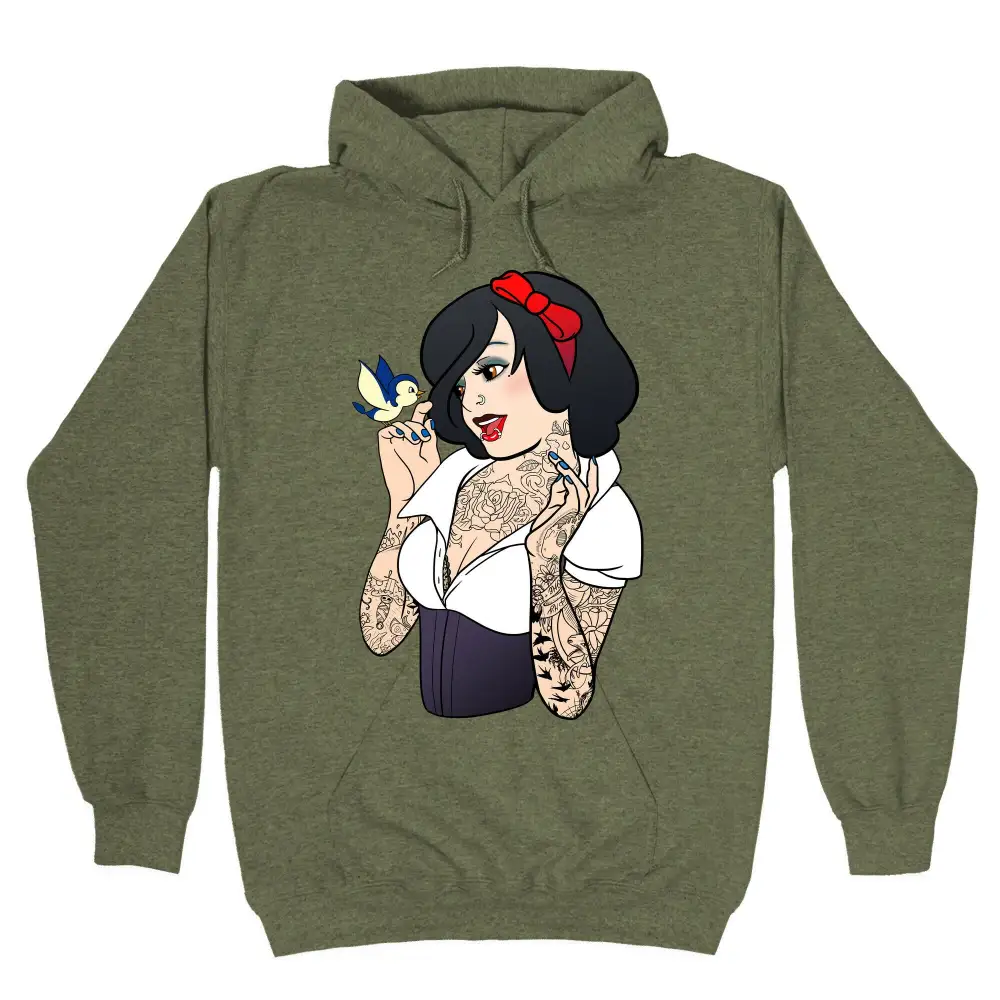 Laidback Artwork Pullover Hoodie
