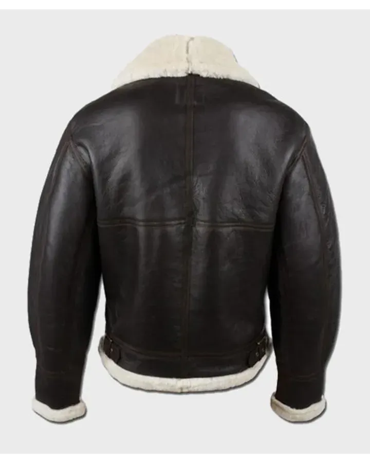 Classic Aviator Bomber Shearling Sheepskin Jacket