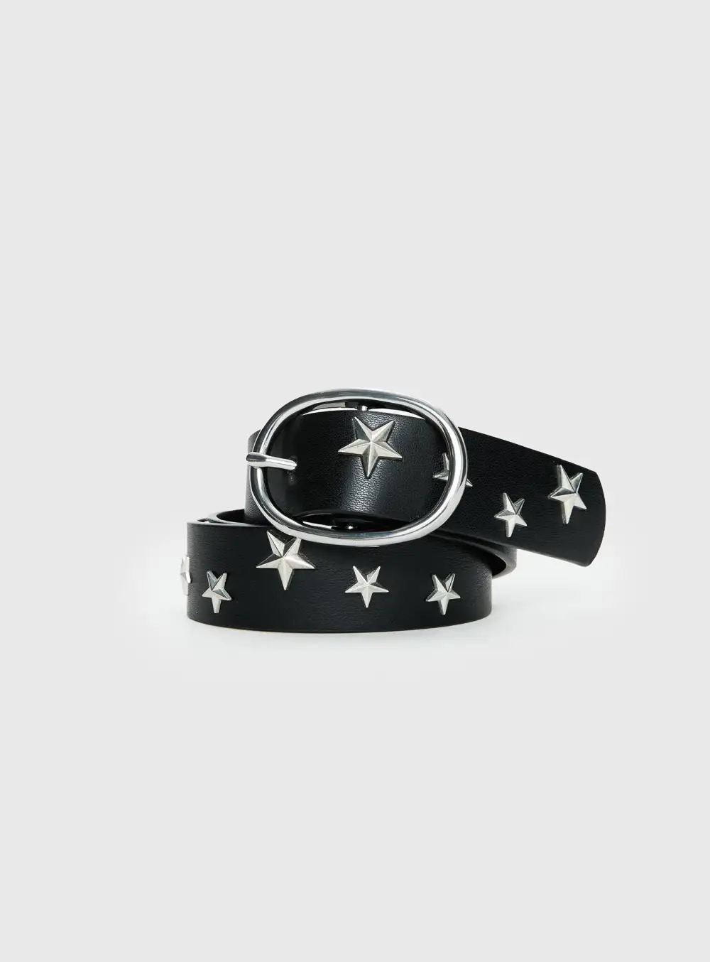 Defined Profile Studded Buckle Belt