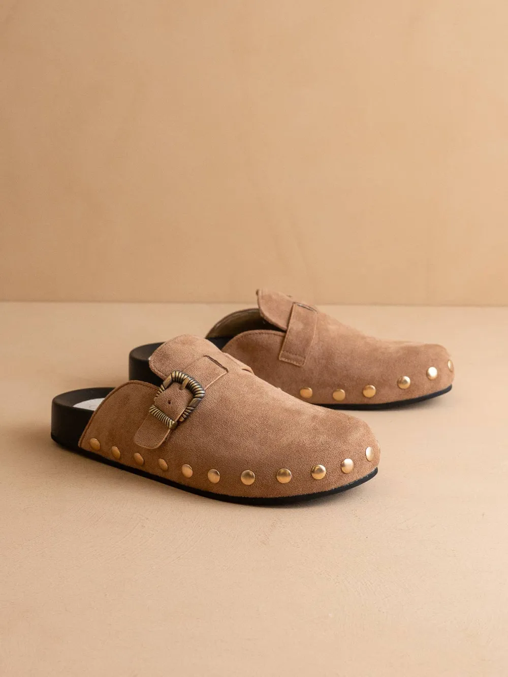 Studded Sleek Heeled Sandals