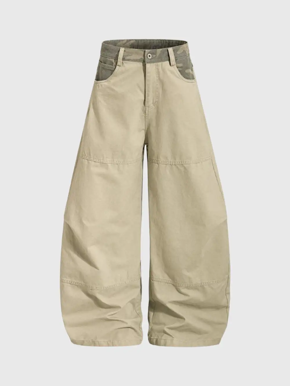 Camouflage Patchwork Pants