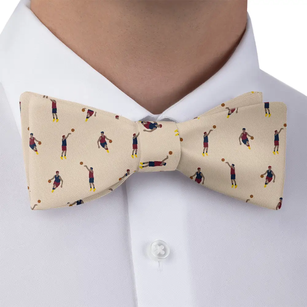 Basketball Motif Bow Tie