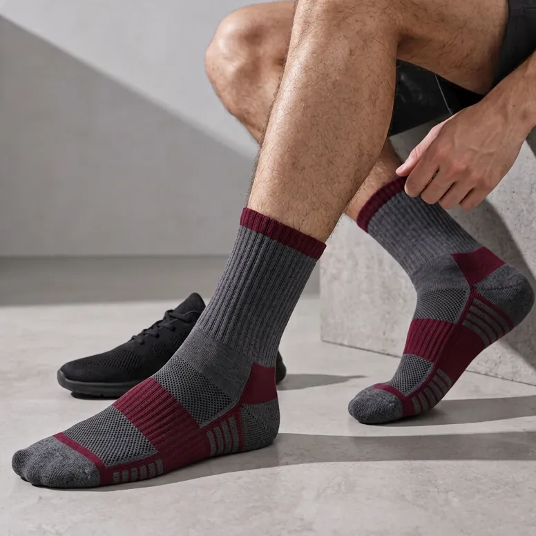 Men's Performance Colorblock Sport Socks