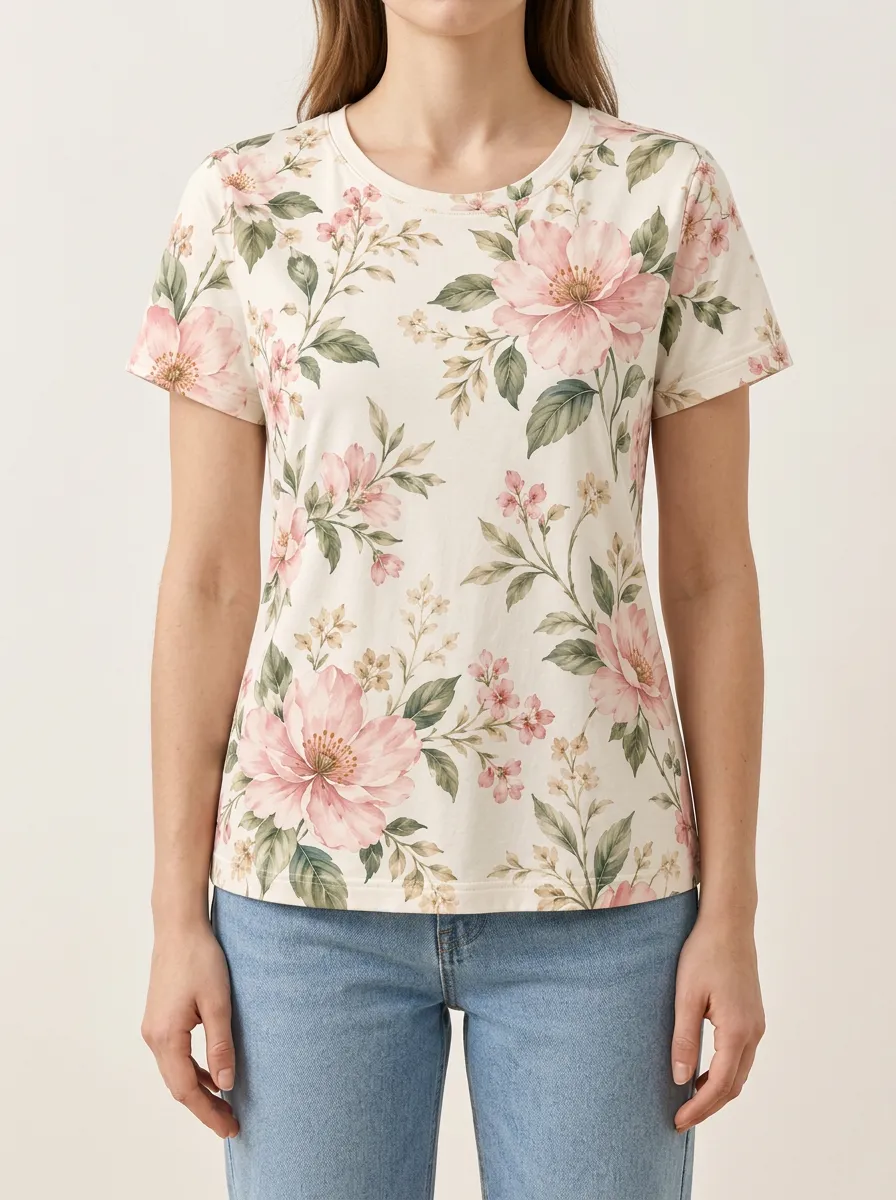 Floral Casual Tee