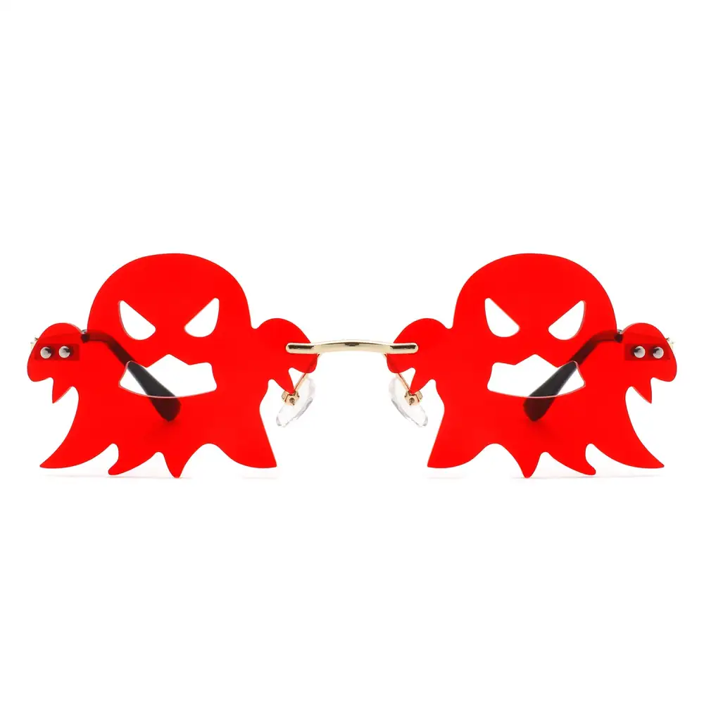 Rimless Party Scary Ghost Sunglasses