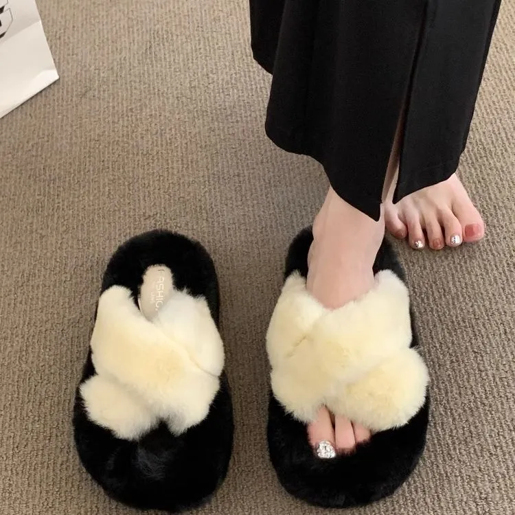 Soft Lined Thick Sole Home Slippers