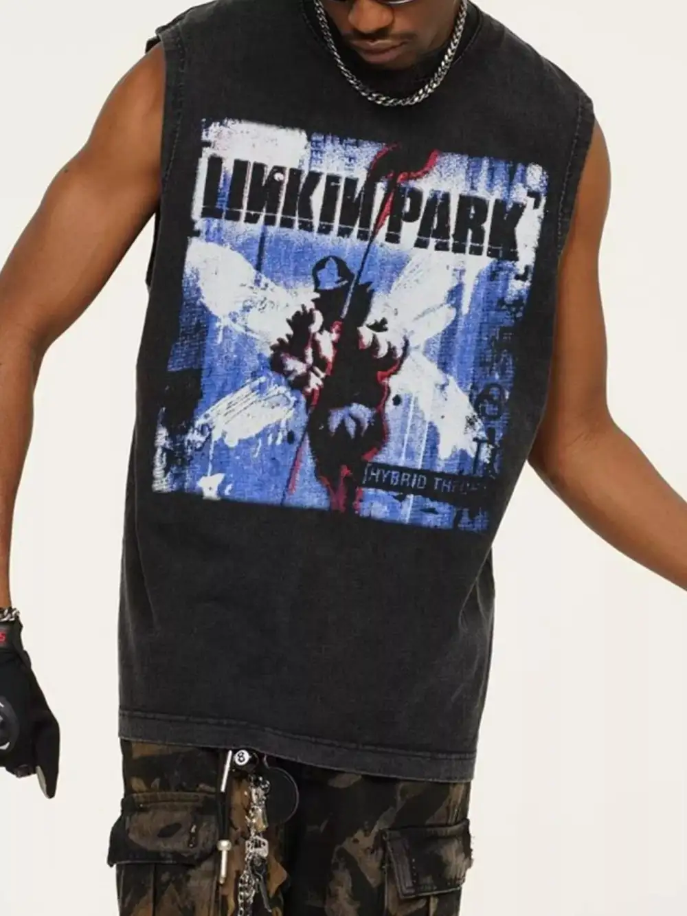 Sleeveless Graphic Tank Top