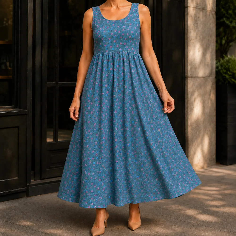 Floral Printed Maxi Dress