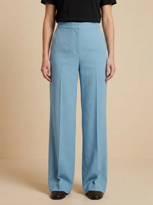 Versatile High Rise Wide Leg Trousers