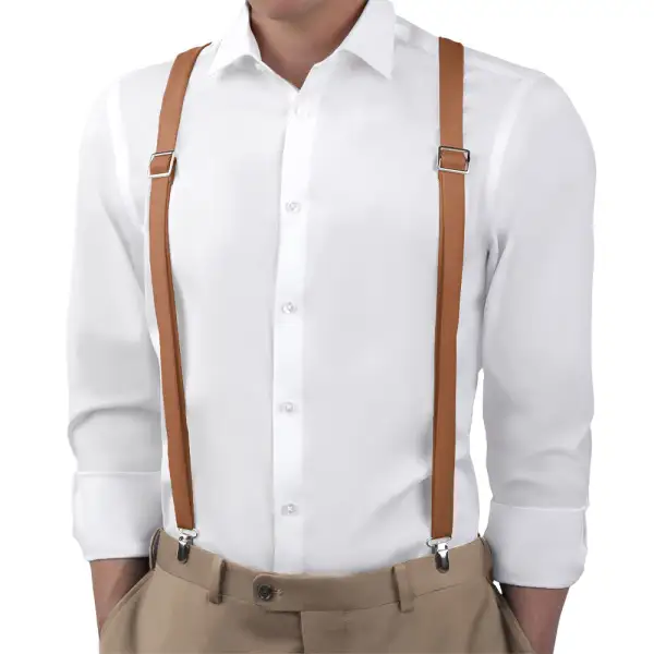 Refined Tailored Wedding Suspenders