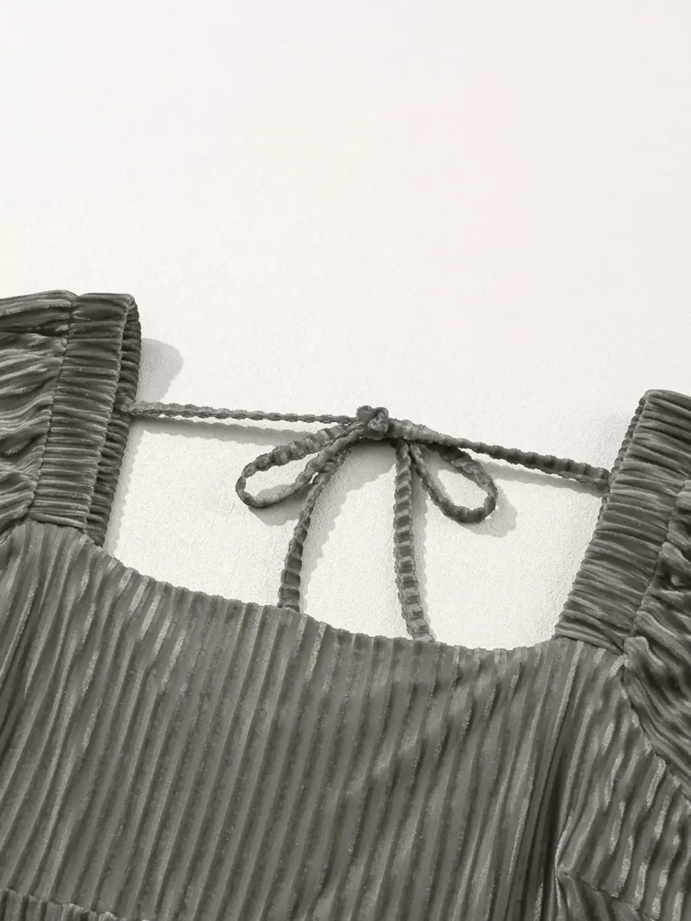 Velvet Square Neck Dress Casual