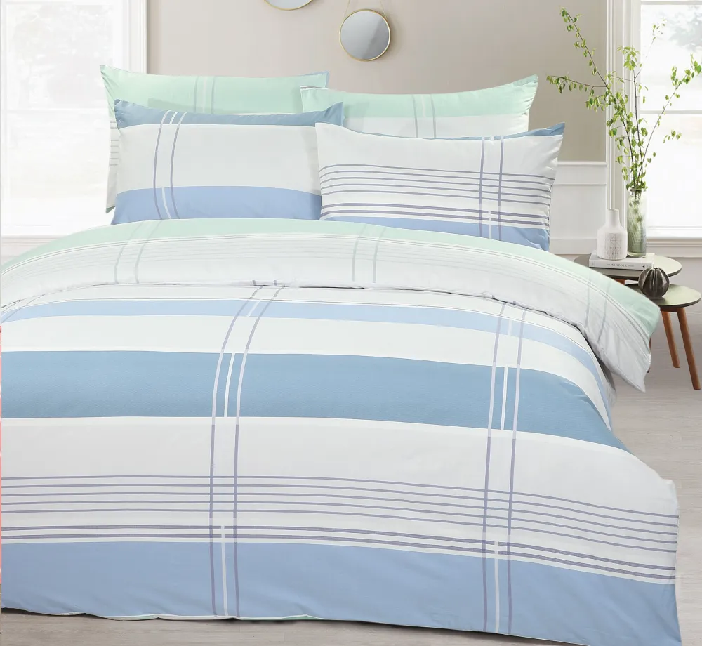 Polished Cotton Printed Coordinated Bedding Collection